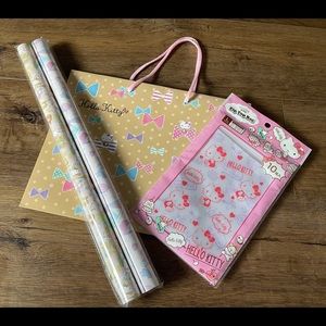 One Left! SANRIO-Imported (NWT) Gift Wrap Set